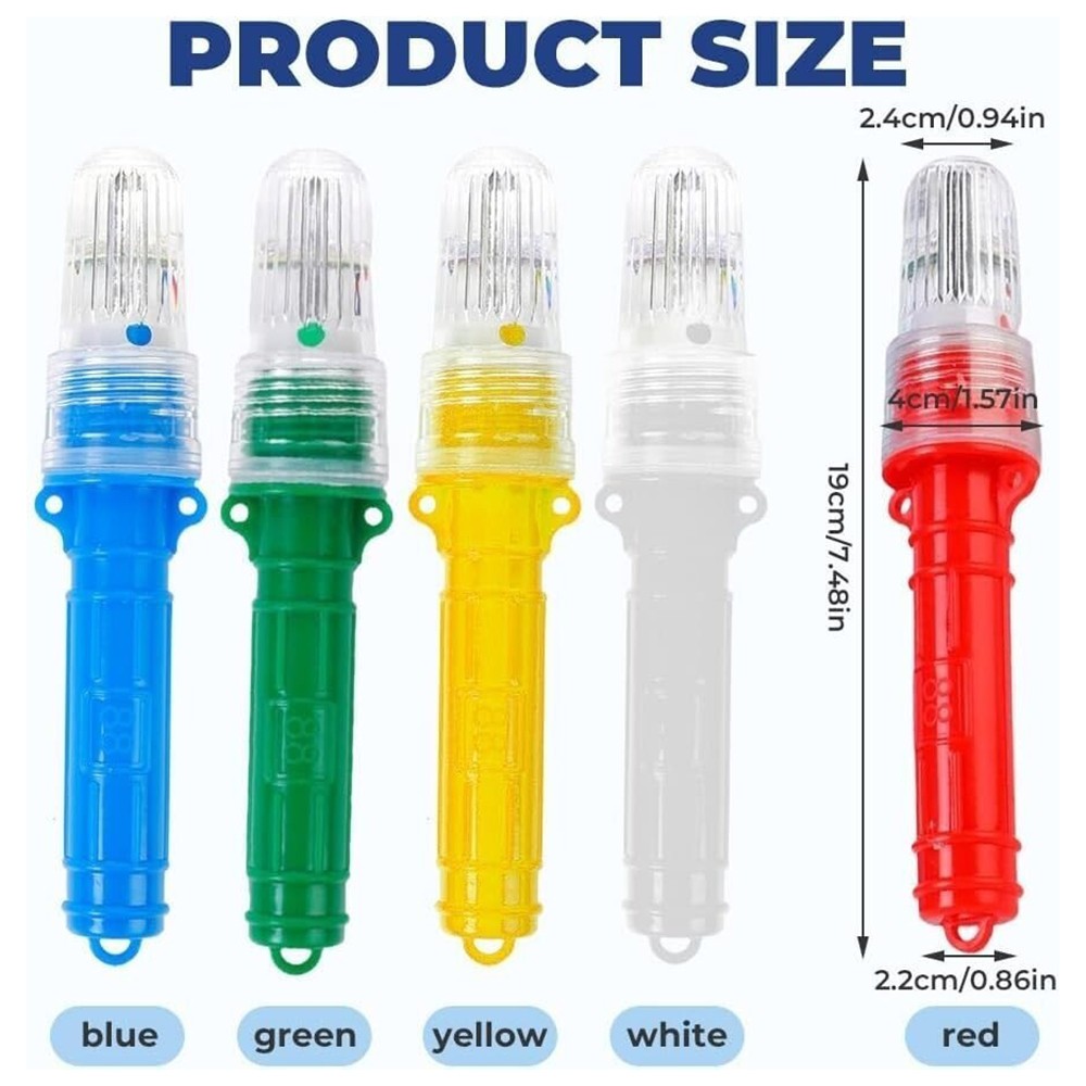 3PCS Boat Flares,Boat Flares Coast Guard Approved Marine Flares for Fishing BoaG