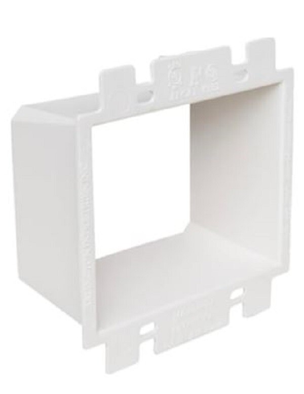 5 PACK BE2 Electrical Outlet Box Extender, 2-Gang, White, like Arlington
