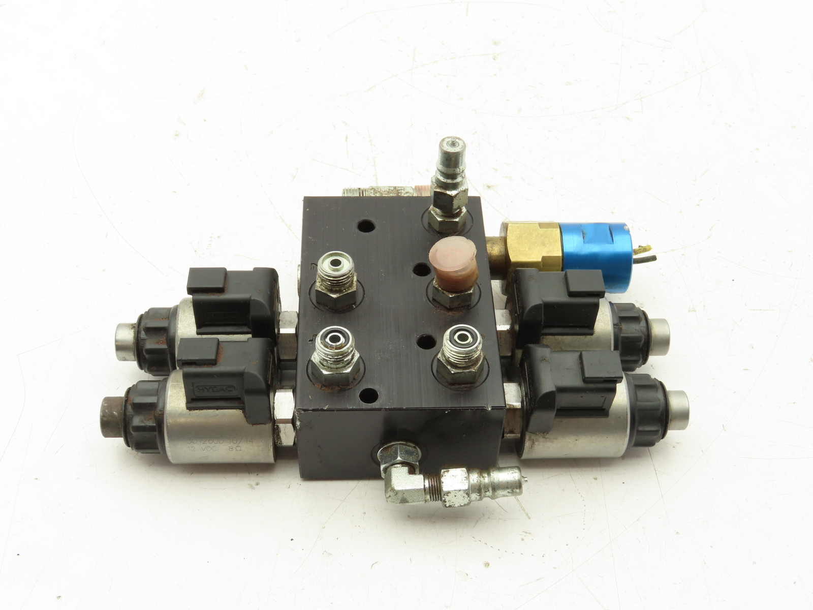 Lippert 12V 4-Point Flow Divider Manifold for RV Leveling Hydraulic Power Unit