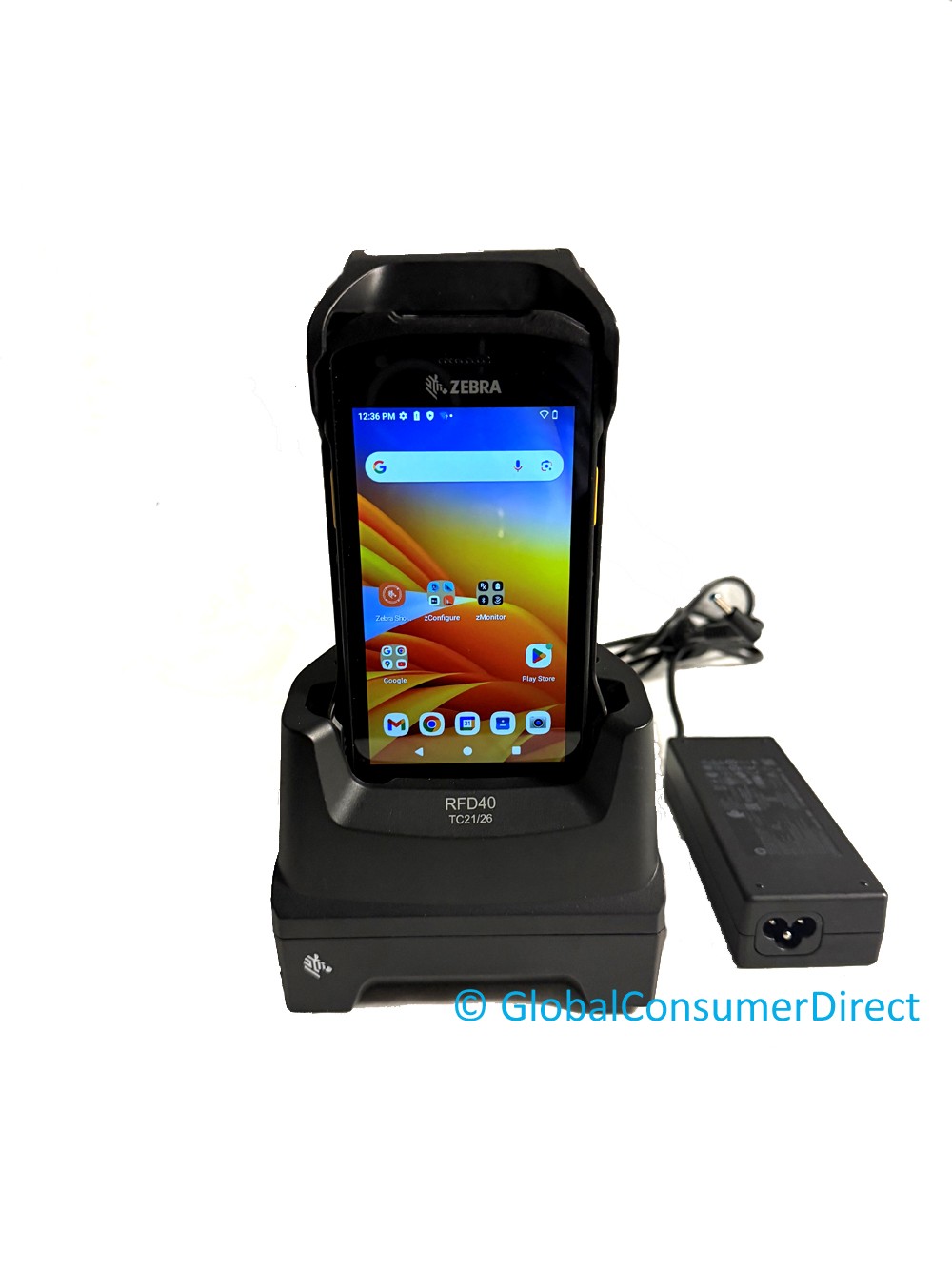 Zebra TC210K-01A423 TC21 RFD4030-G00B700-E8 CRD1SOT-RFD40-TC2X-COM-1R RFID KIT