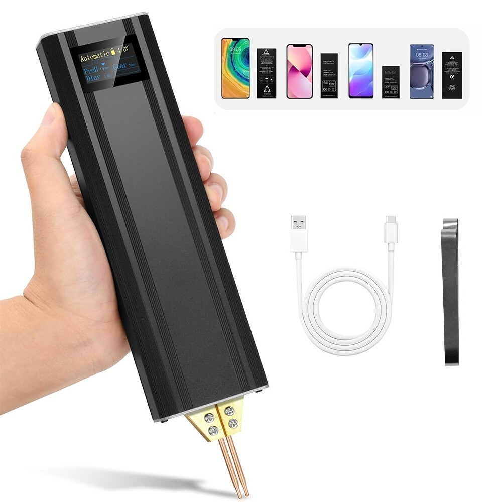 Battery Spot Welder 5000mAh Battery Portable Led Spot Welder for 18650 26650