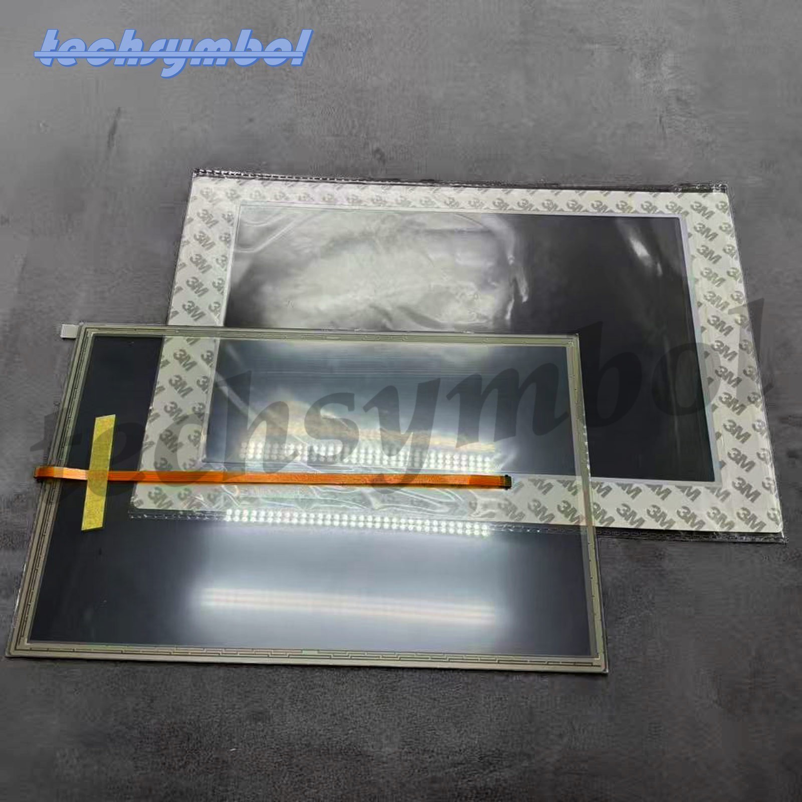 New 2711P-T12W22D9P-A Touch Screen Panel w/ Overlay 2711P-T12W22D9P-B for SER A