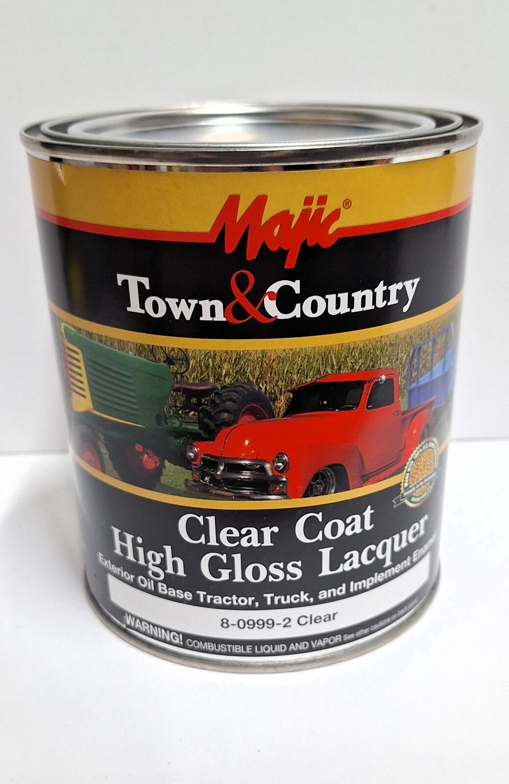 One Quart Clear Coat High Gloss Lacquer for Tractor Truck Automobile Car