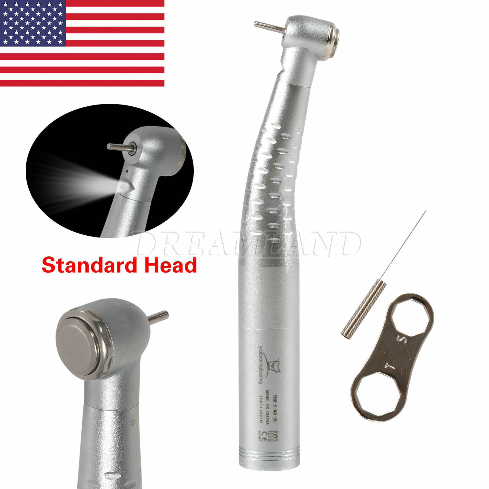 Dental Fiber Optic Turbine Handpiece fit KaV cavo LED 4/6Hole Quick Coupling YB6