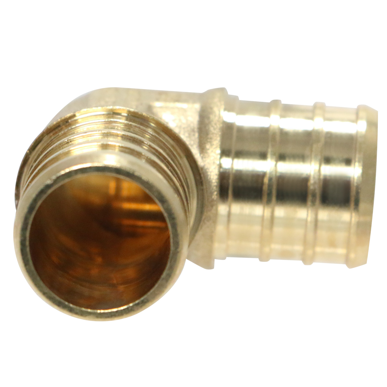 50 PIECES 3/4″ X 3/4″ PEX ELBOW – BRASS CRIMP FITTINGS (LEAD-FREE)
