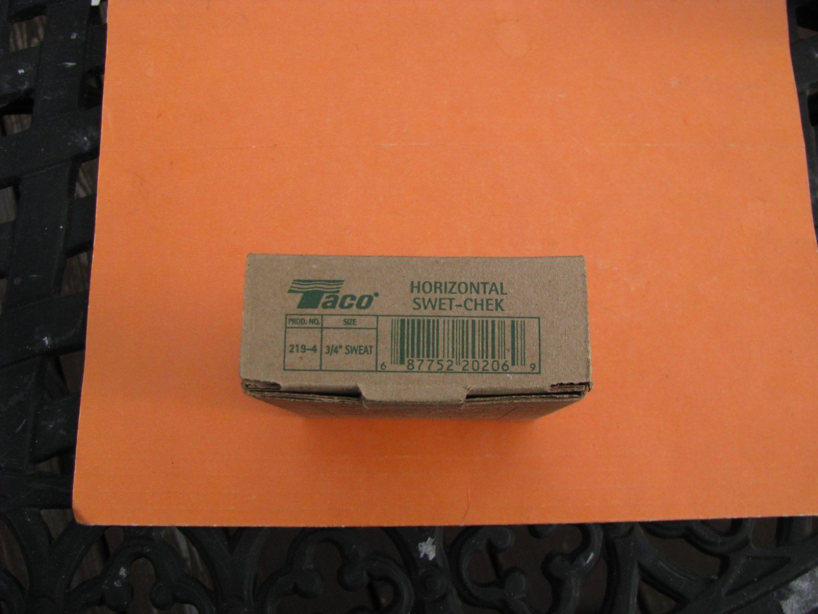 Brand New – TACO 219-4 Bronze Horizontal Sweat-Chek