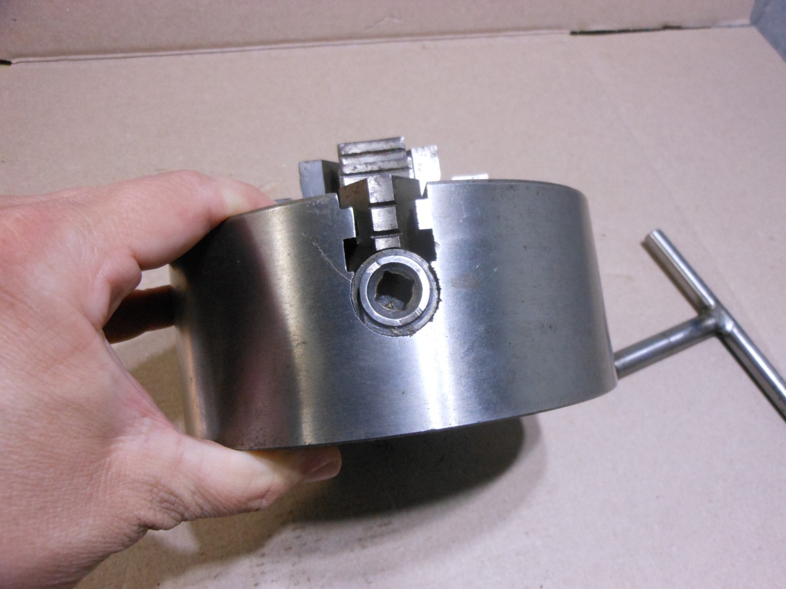 6″ Enco Lathe Chuck 4 Jaw Plain Back 271-6005 2773