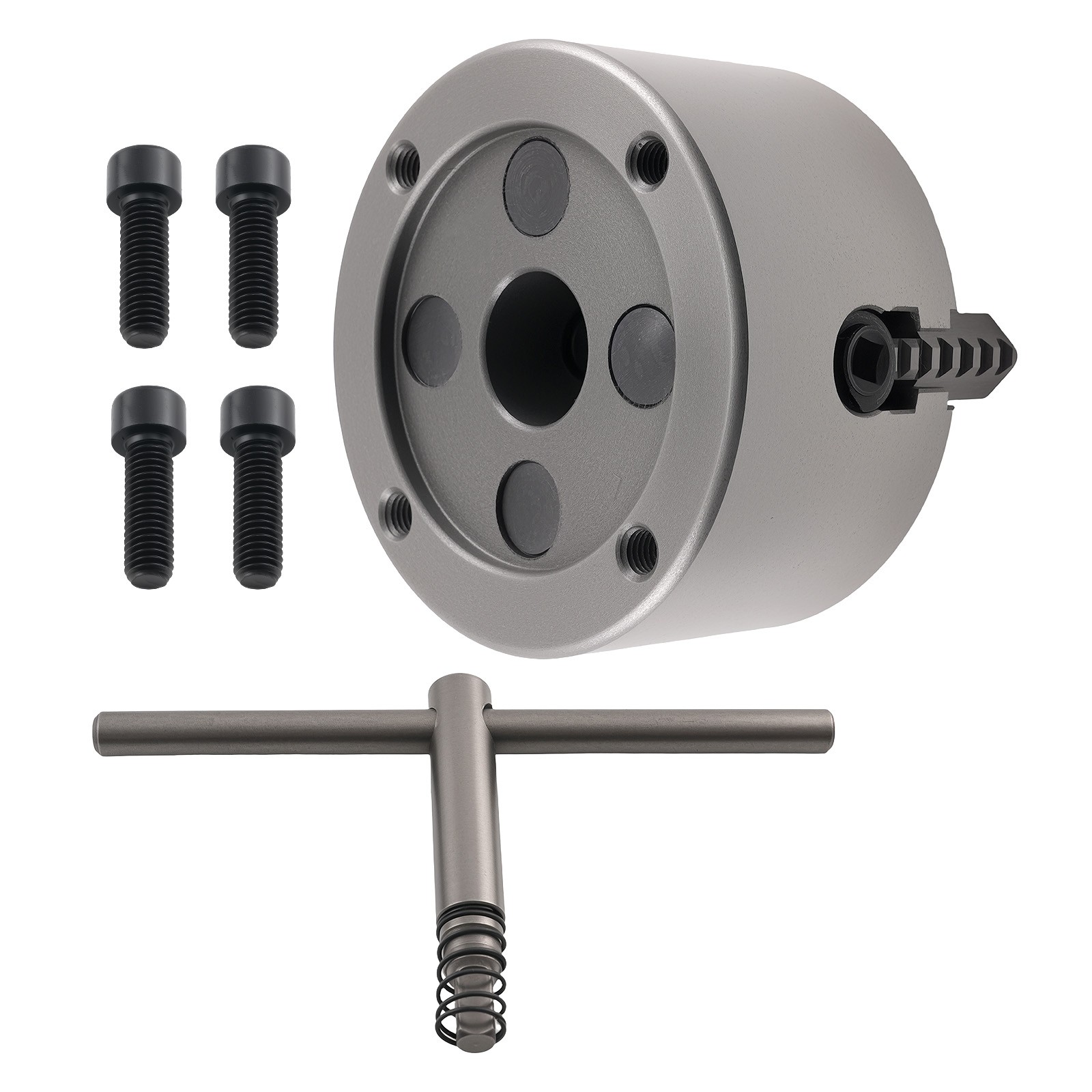 K72-100 100mm 4 Jaw Self Centering Chuck 3.93″ Metal Lathe Cast Iron K72100