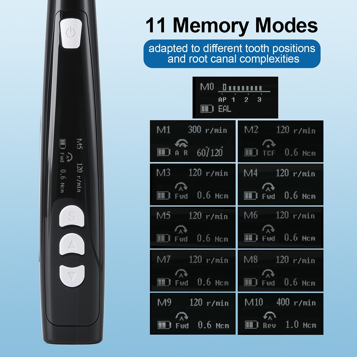 2 in 1 Woodpecker Dental Endo Motor with Apex Locator Root Canal Treatment FDA