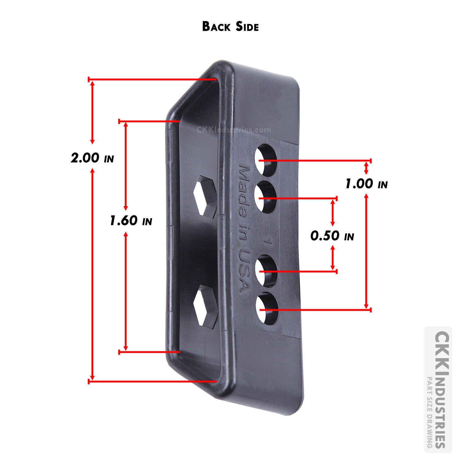 Universal Holster Belt Loops – OWB TacWare Belt Loops (Fits up to 2.00in Belts)