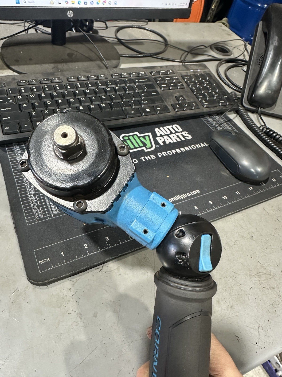 Cornwell Tools CAT4580 BluePOWER Flex Head Impact Wrench MPN CAT4580