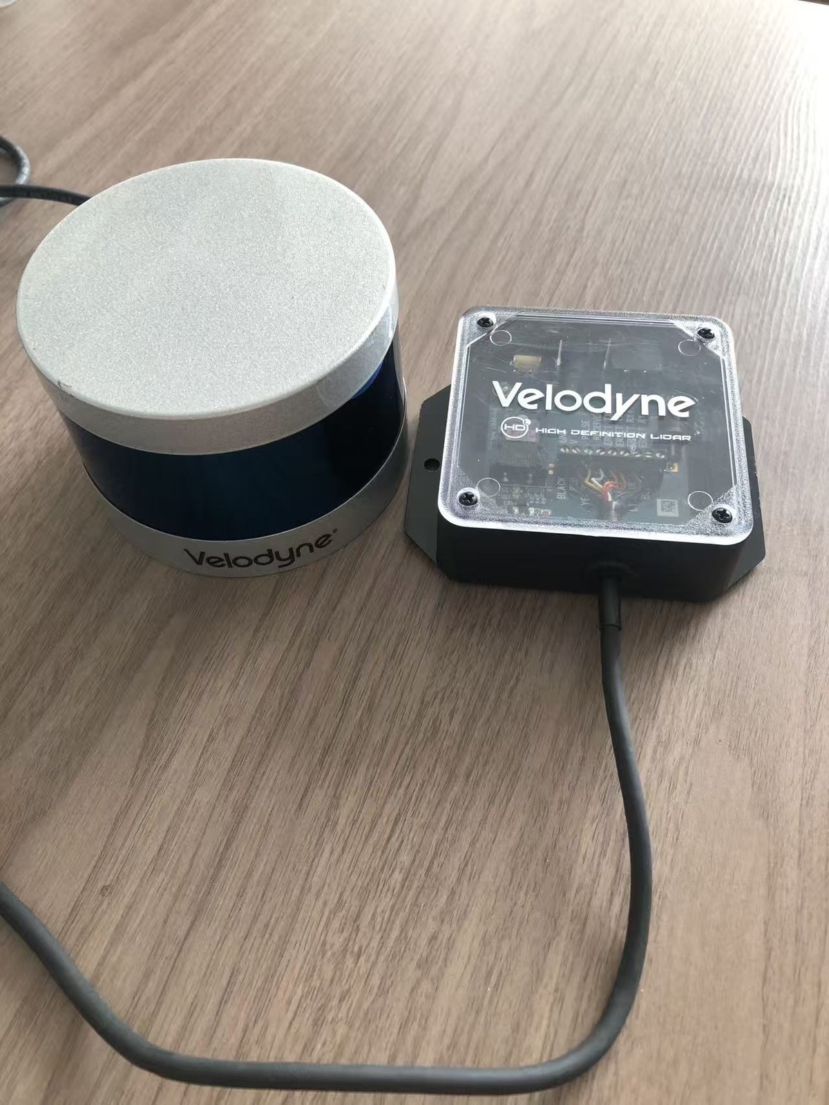 1PC Used Velodyne VLP-16 Puck 3D LiDAR 16CH 360° 100m w/ HD Interface Box