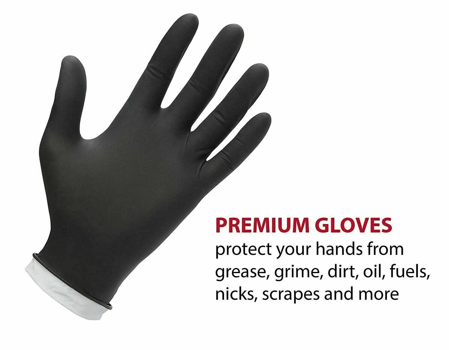 VENOM STEEL Nitrile Gloves Rip Resistant Size Fits Most 100 CT/ Free Shipping
