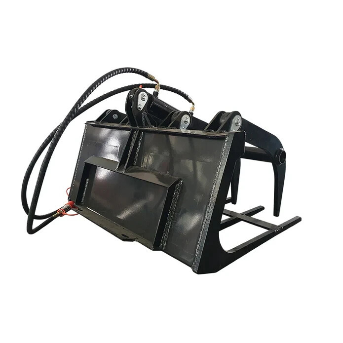 M-HGB 39″ Grapple Attachment for Mini Skid Steer Loader Hydraulic Wood Grabber