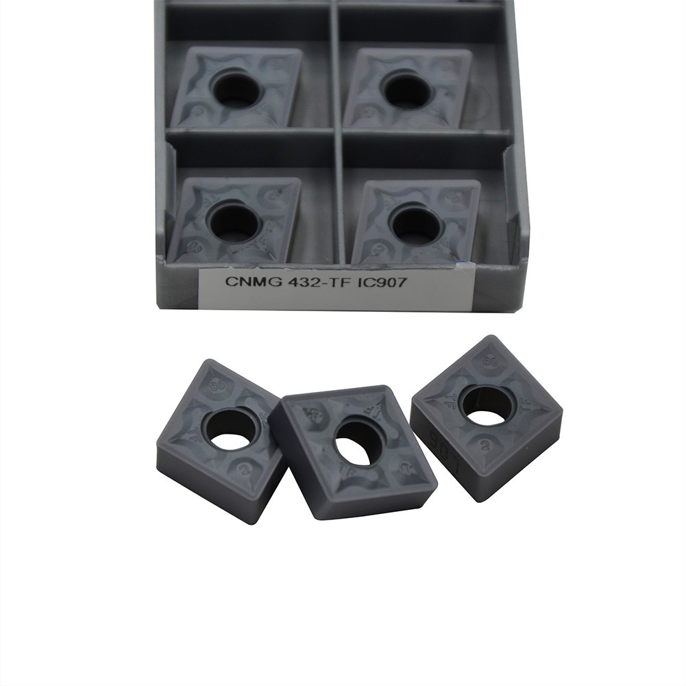 100pcs CNMG 120408-TF IC907 CNMG 432-TF IC907 CNC Carbide Inserts