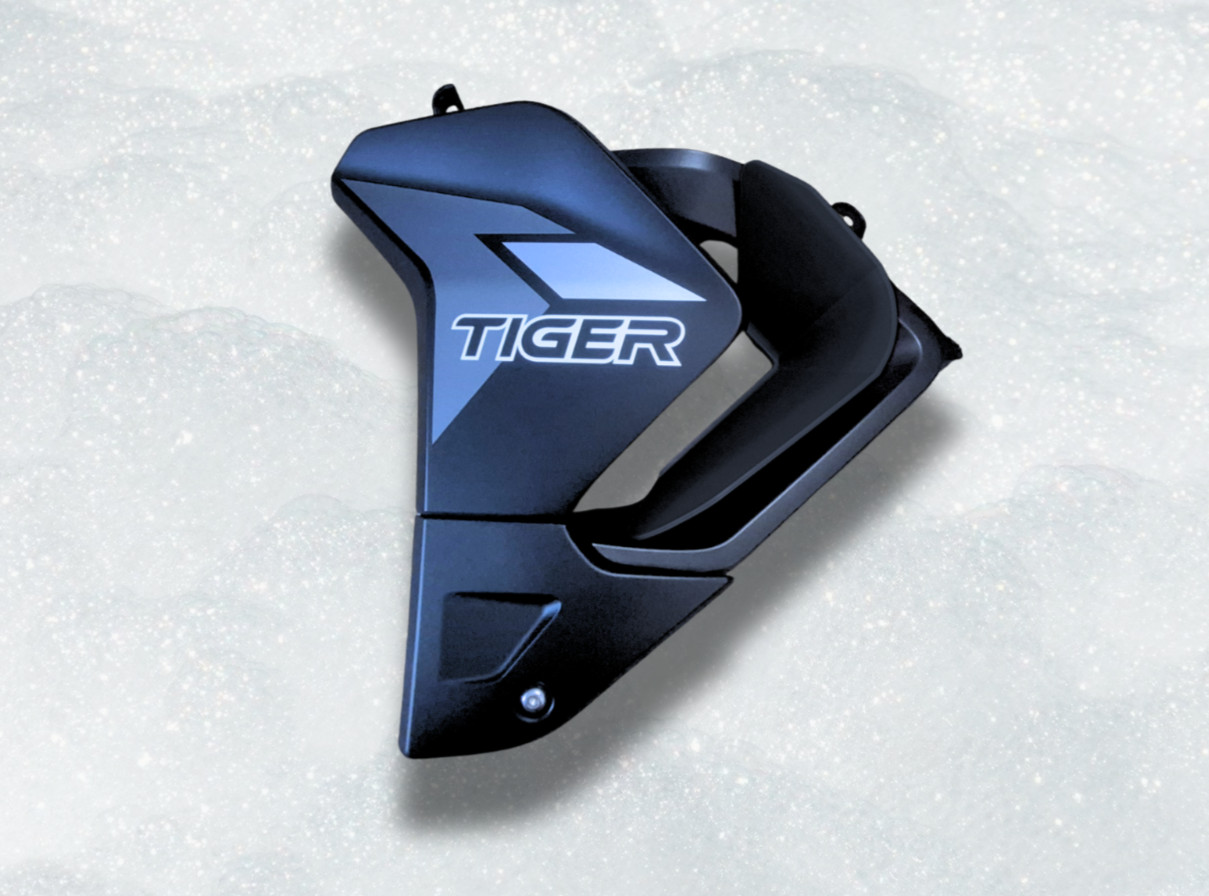 V2.0 Stripe Series Clip On Triumph Tiger 850/900 Air Deflectors – UK