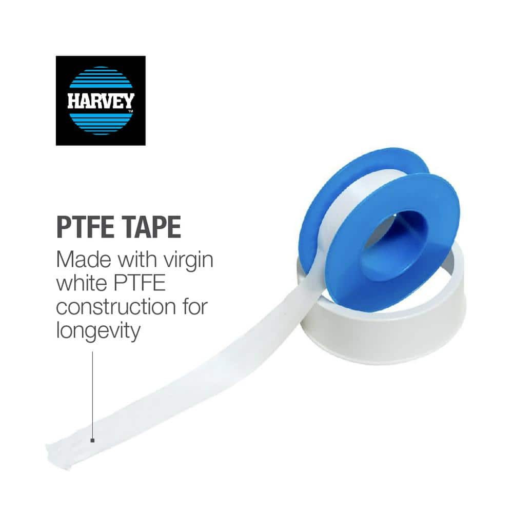 Harvey Thread Sealing PTFE Plumber’s Tape 1/2 In. X 260 In. Plumbers Tape