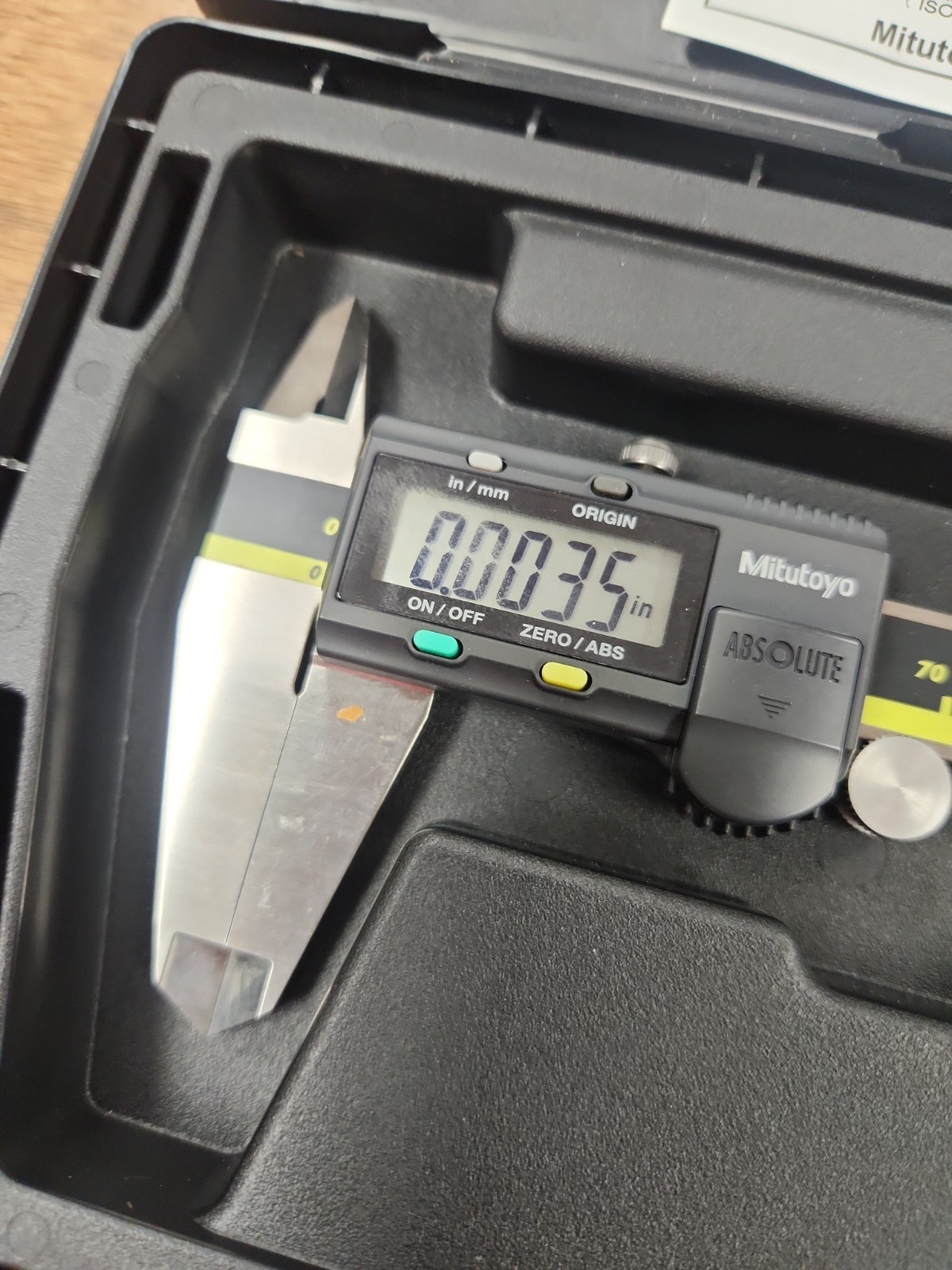 MITUTOYO *MINT!* 8-INCH 500-197-30 DIGITAL CALIPER! COST $482.99 NEW!