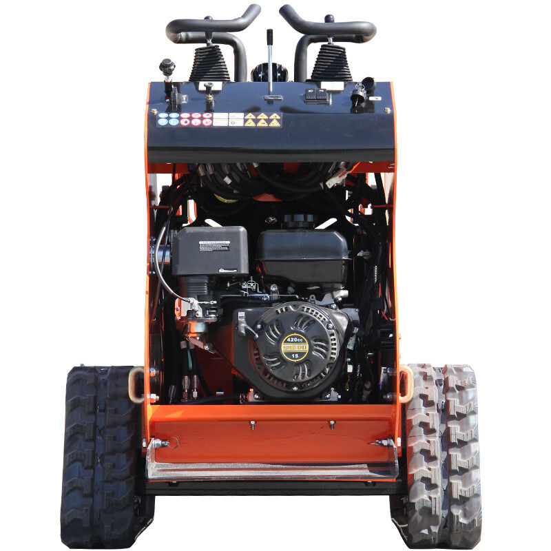 2025 Brand New Mini Tracked Skid Steer Loader 13.5HP 1600Ib Tracked Forestry USA
