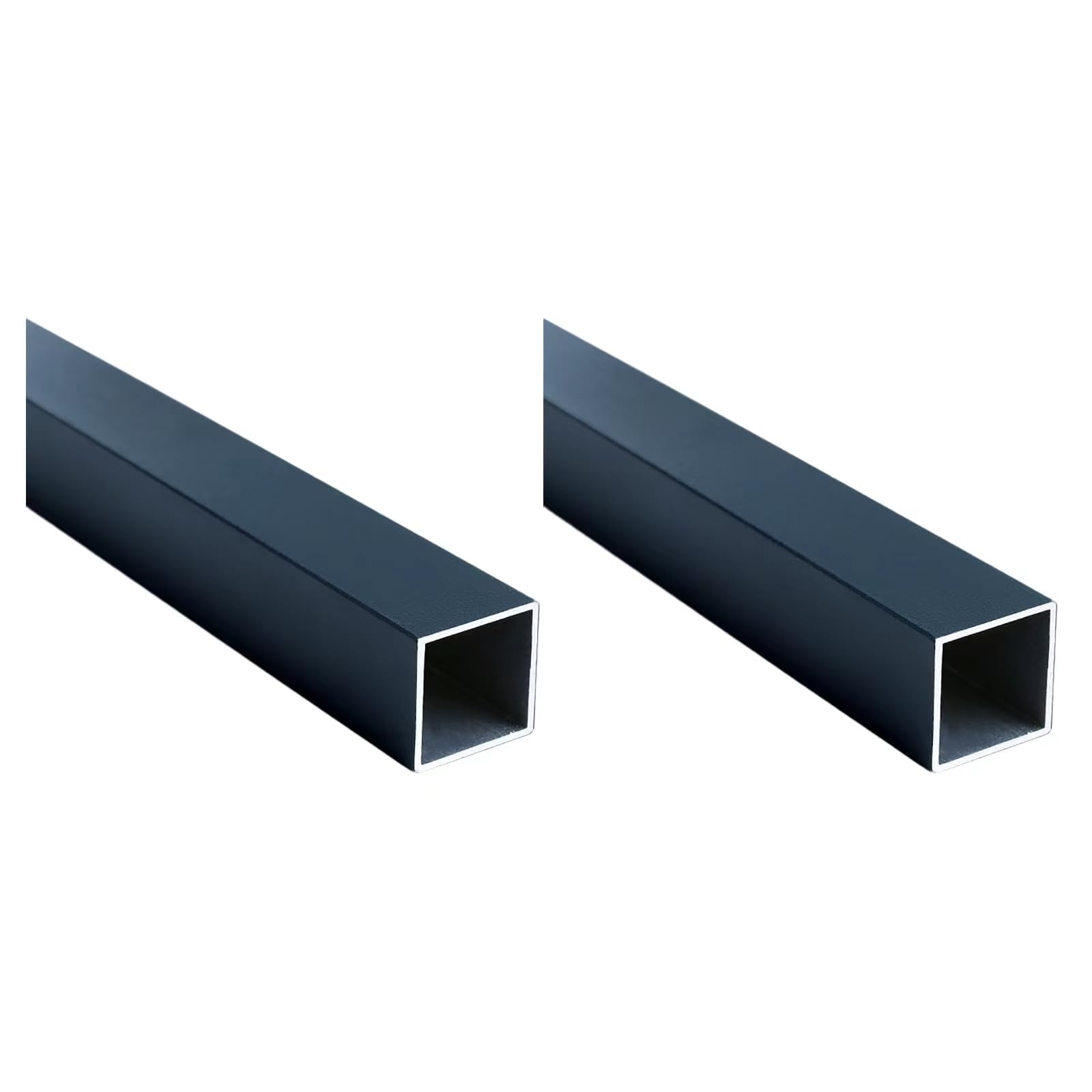 Dark Grey Aluminum Square Tubing 2Pcs 20mm x 20mm x 1000mm Long Wall Thicknes…