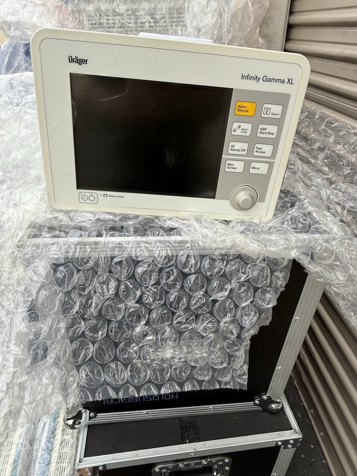 Drager Infinity Gamma XL Patient Monitor Unit With Power Supply
