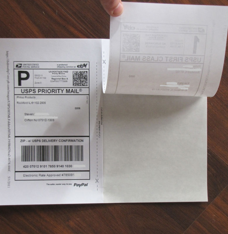600 Shipping Labels, 2 labels per sheet – Inkjet & Laser – Ebay, Paypal, USPS