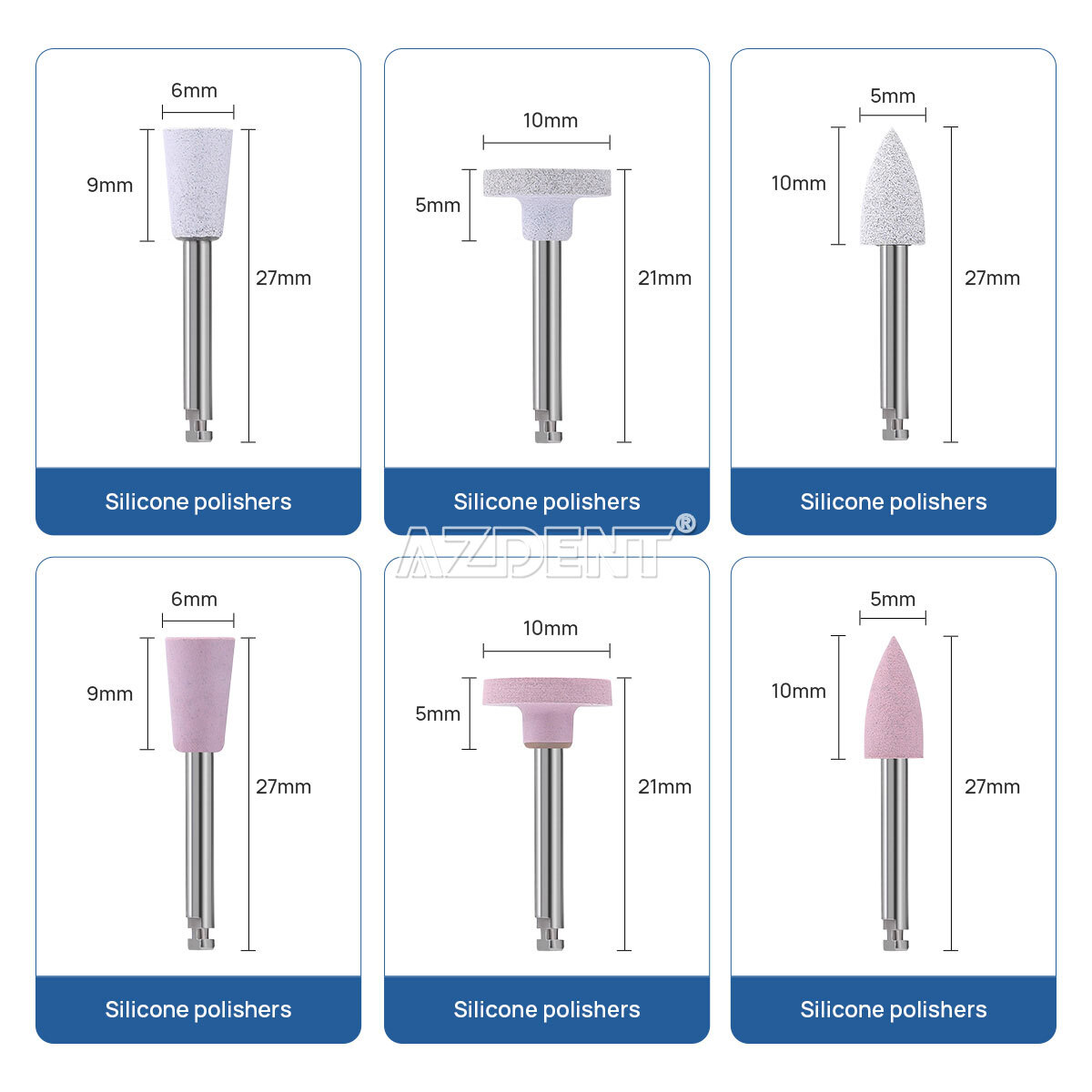 Dental Composite Polishing Kit RA 2.35MM For Composite Finishing and Polishing