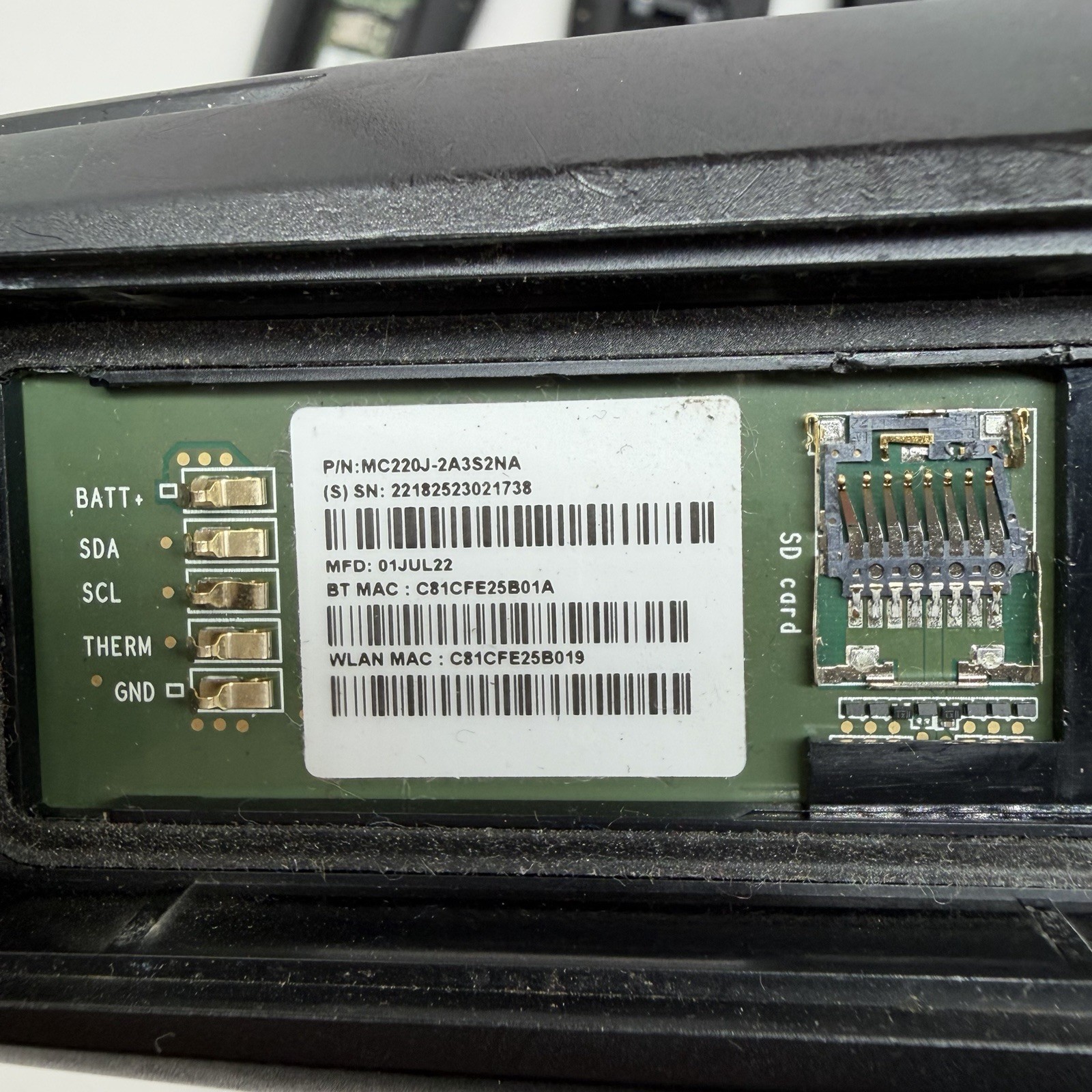 Lot Of 5 Zebra MC2200 2GB 16GB Zebra Android Mobile Computer MC220J-2A3S2NA