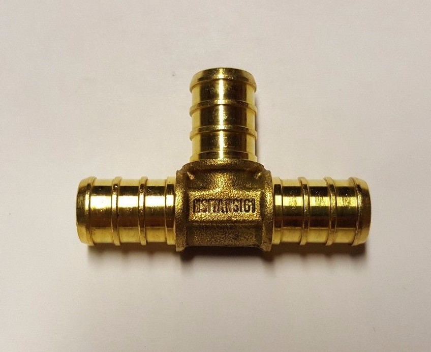 30 Pcs. 1/2″ X 1/2″ X 1/2″ Pex Tee, Half Inch Pex Tee Lead Free Brass 23-3-3=30
