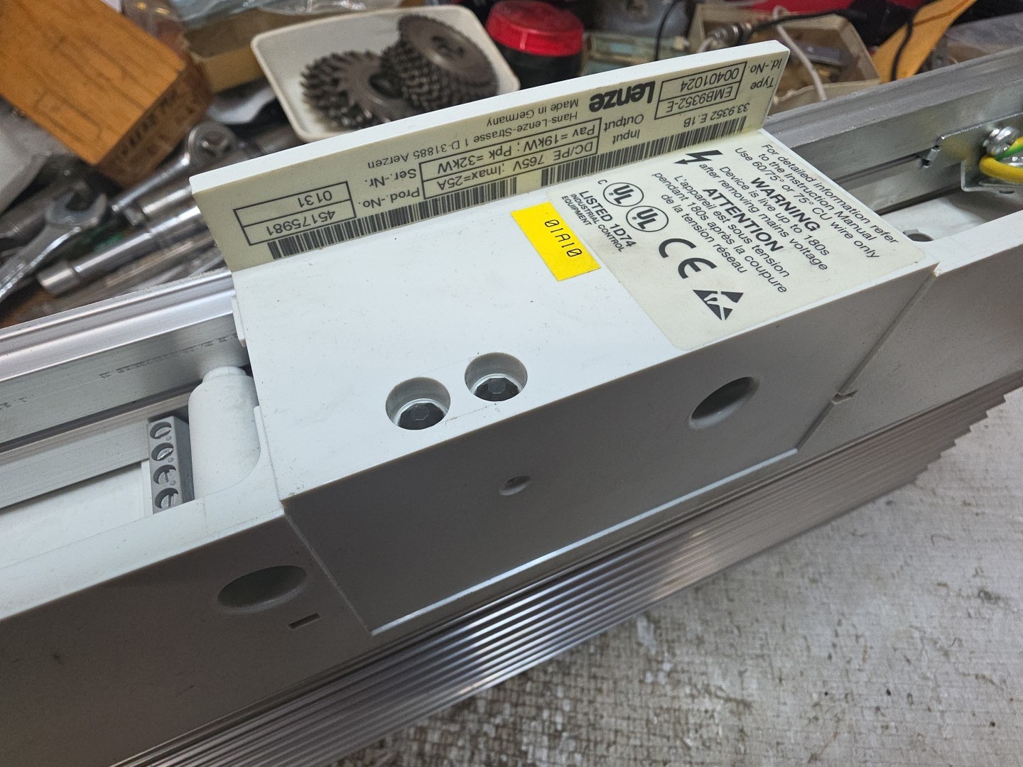 LENZE,EMB9352-E,BRAKE MODULE SERVO DRIVE USED IN EXCELLENT CONDITION