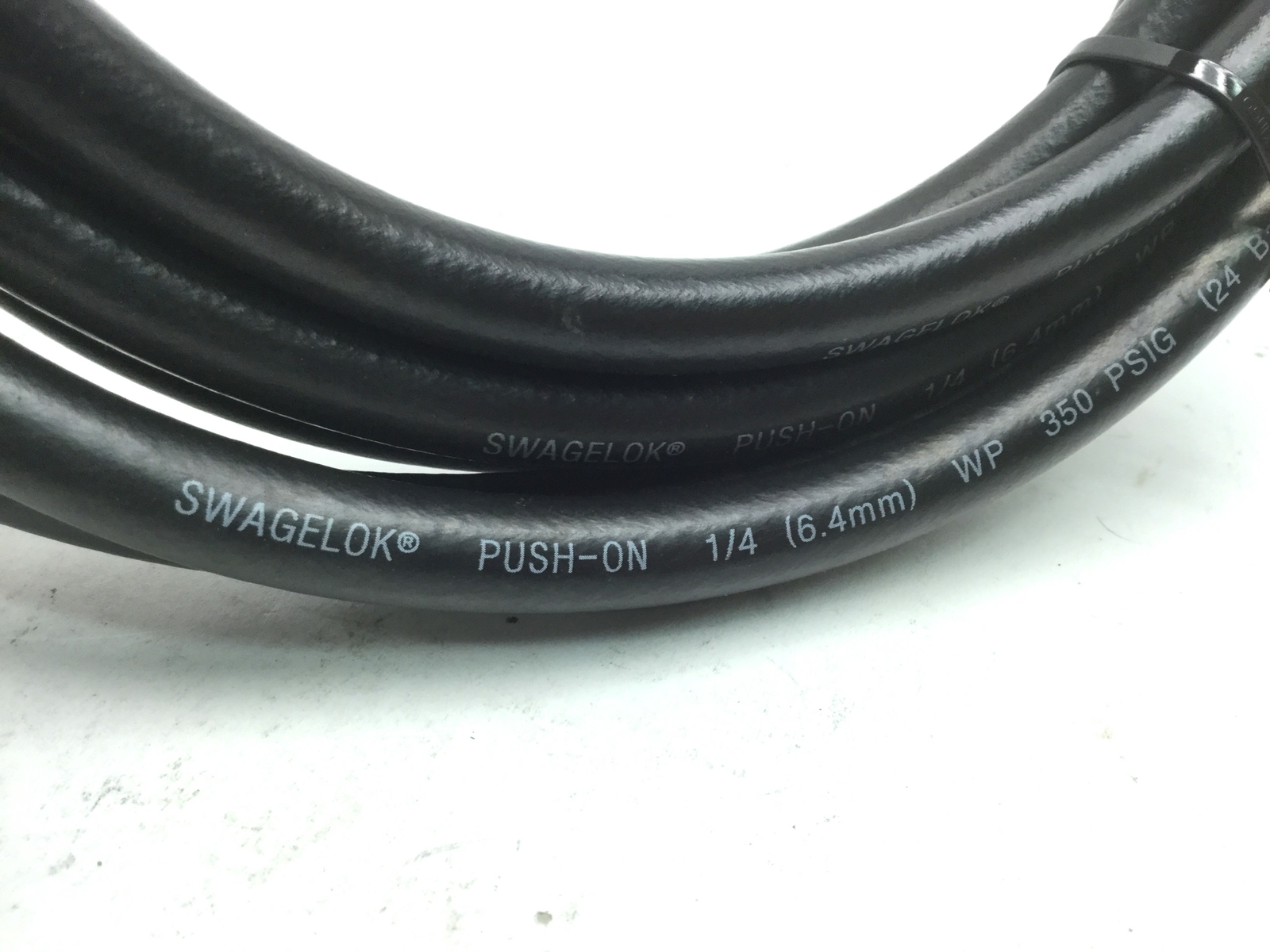 Swagelok Flame Resistant Push-On Hose 1/4″ 6.4mm WP 350 PSIG (24 Bar), 12′ Long