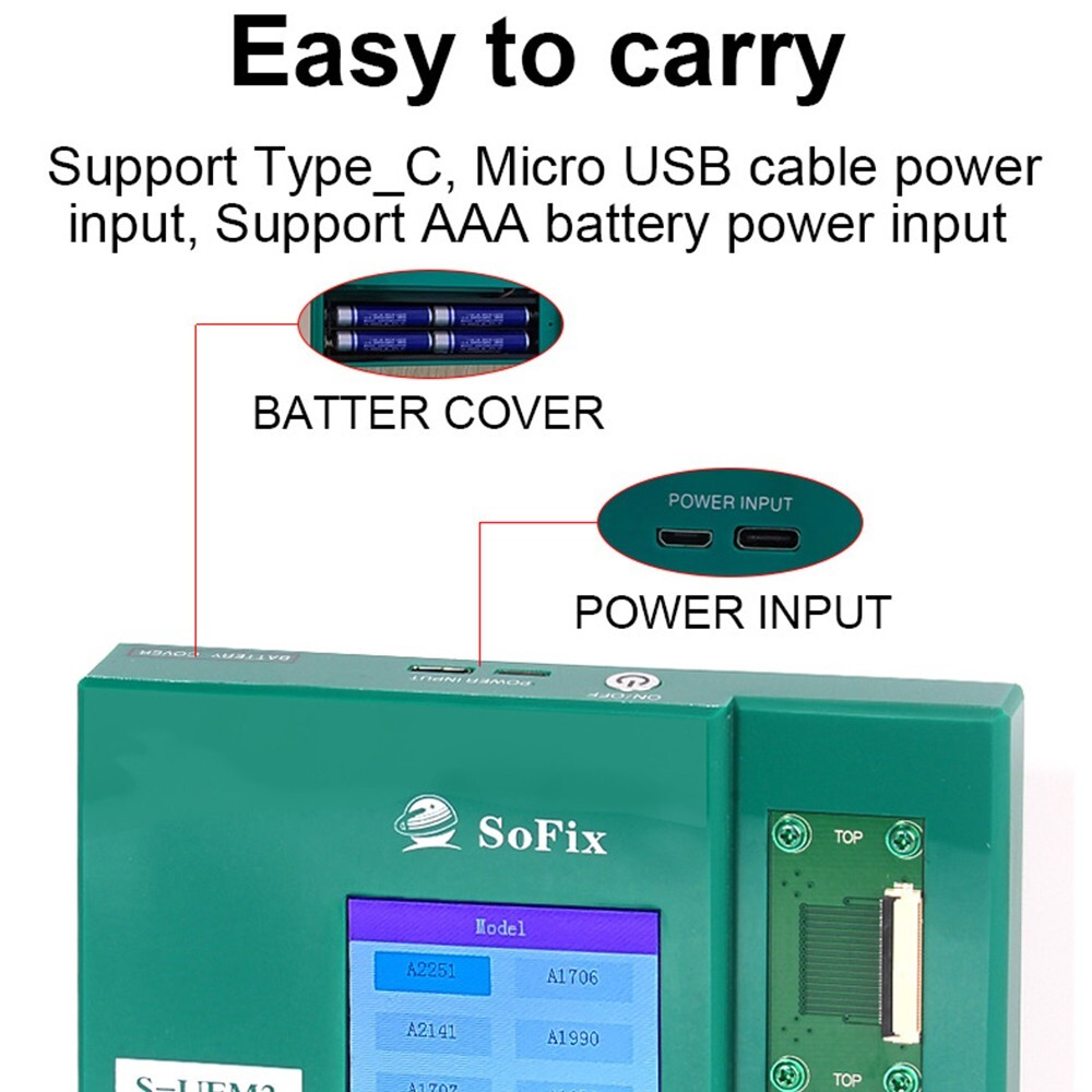 USBC & EDP Meter/ Detector for EDP Connector of MacBook Logic Board/ Screen