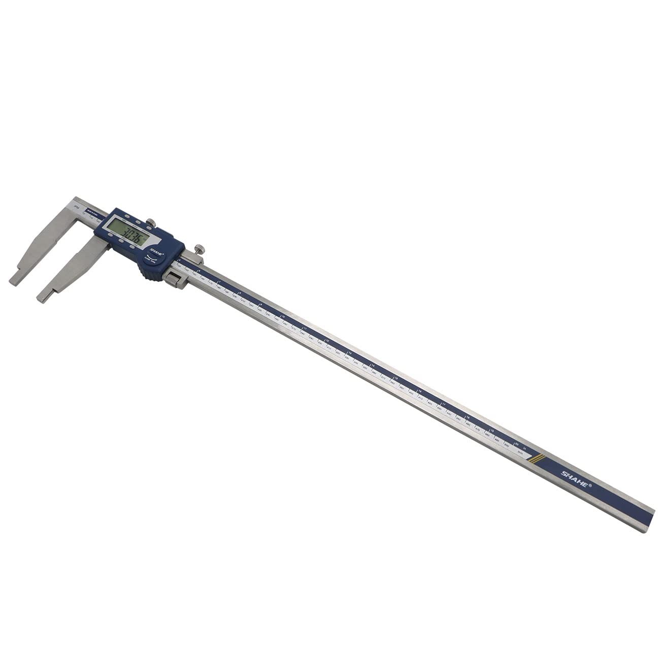Stainless Steel 24”/600mm Electronic Digital Caliper Long Jaw Resolution .0005
