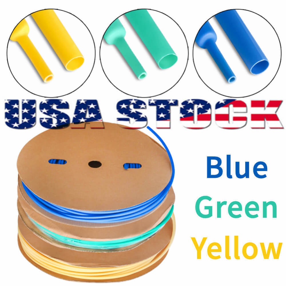 1-10 ft Marine Insulation 3:1 Ratio Heat Shrink Tubing Cable Sleeve Wire Wrap