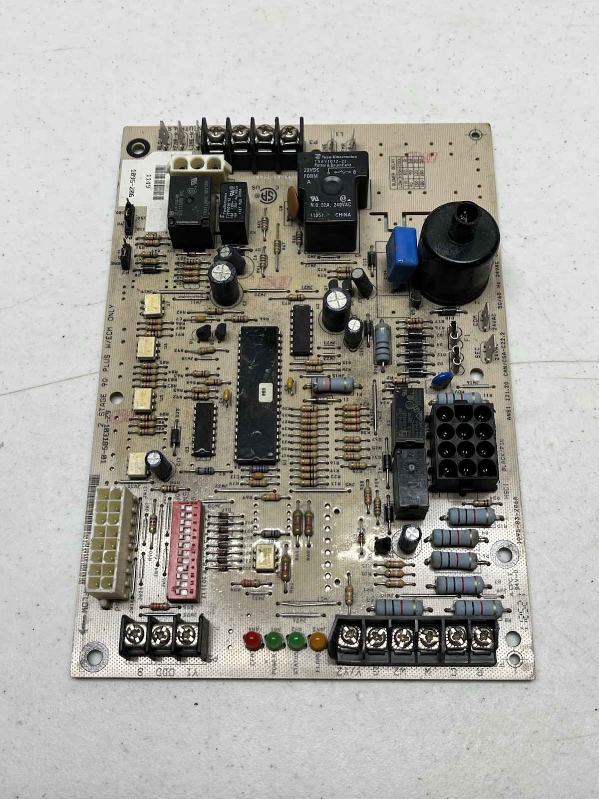 Rheem Ruud 62-103189-01 Furnace Control Board 1095-83-206A 1095-206