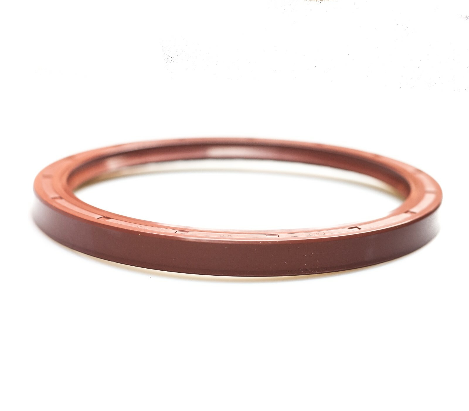 EAI 173x197x8mm FPM/FKM Oil Shaft Rotary Seal w/ Stainless Steel Spring Dbl Lip