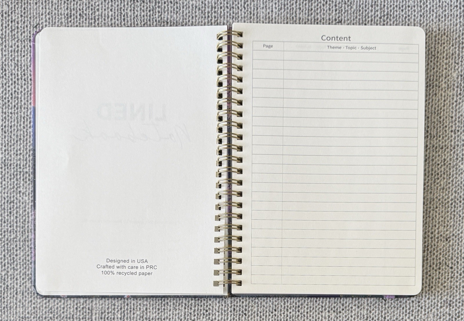 “Twilight Bloom” A5 Personal Journal W/ Pen. Colorful Hardcover, 140 Pages