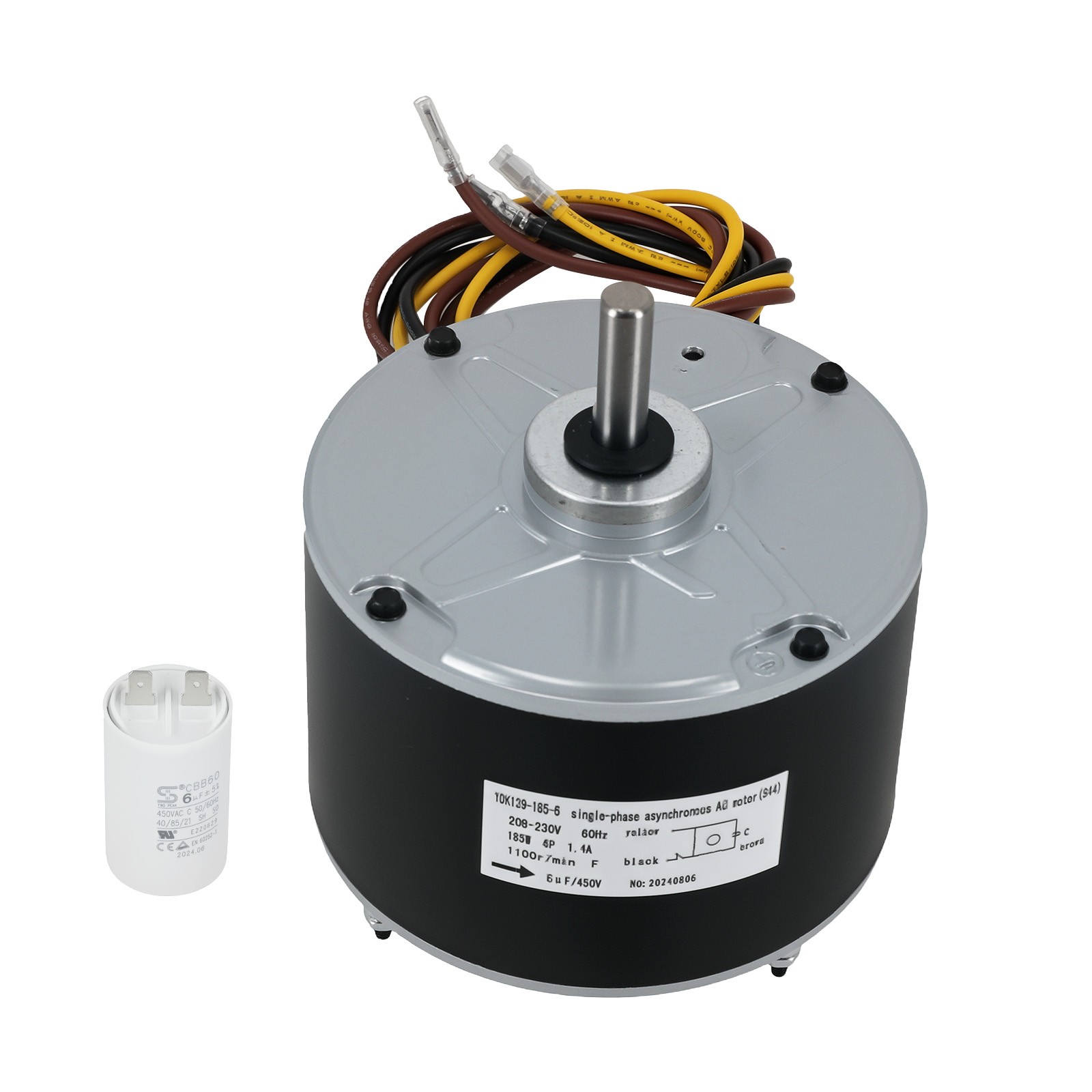 Condenser Fan Motor For Genteq GE 5KCP39EGS070S 5KCP39EGY823S 208-230V 1/4 HP