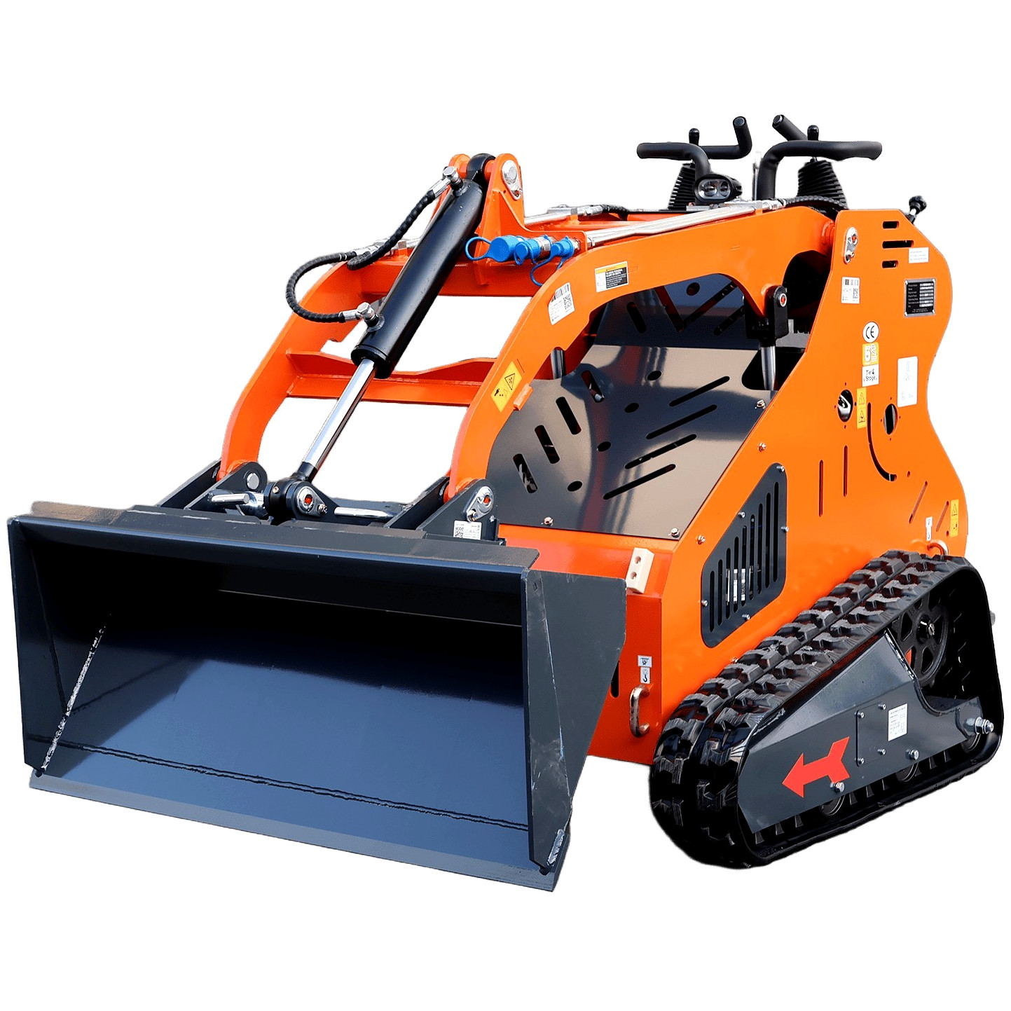 2026 Brand New 24HP Gas EPA Mini Skid Steer Loader with 8”AUGER & Pallet Fork