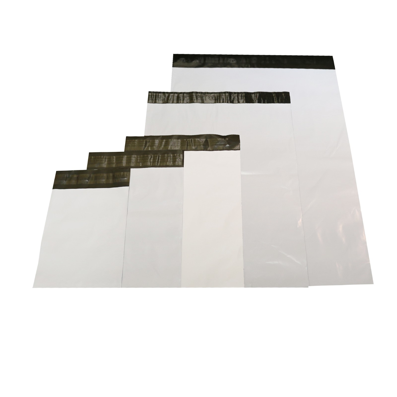 Pick Size, Quality & Quantity 1-5000 White Poly Mailers Shipping Bags Envelopes