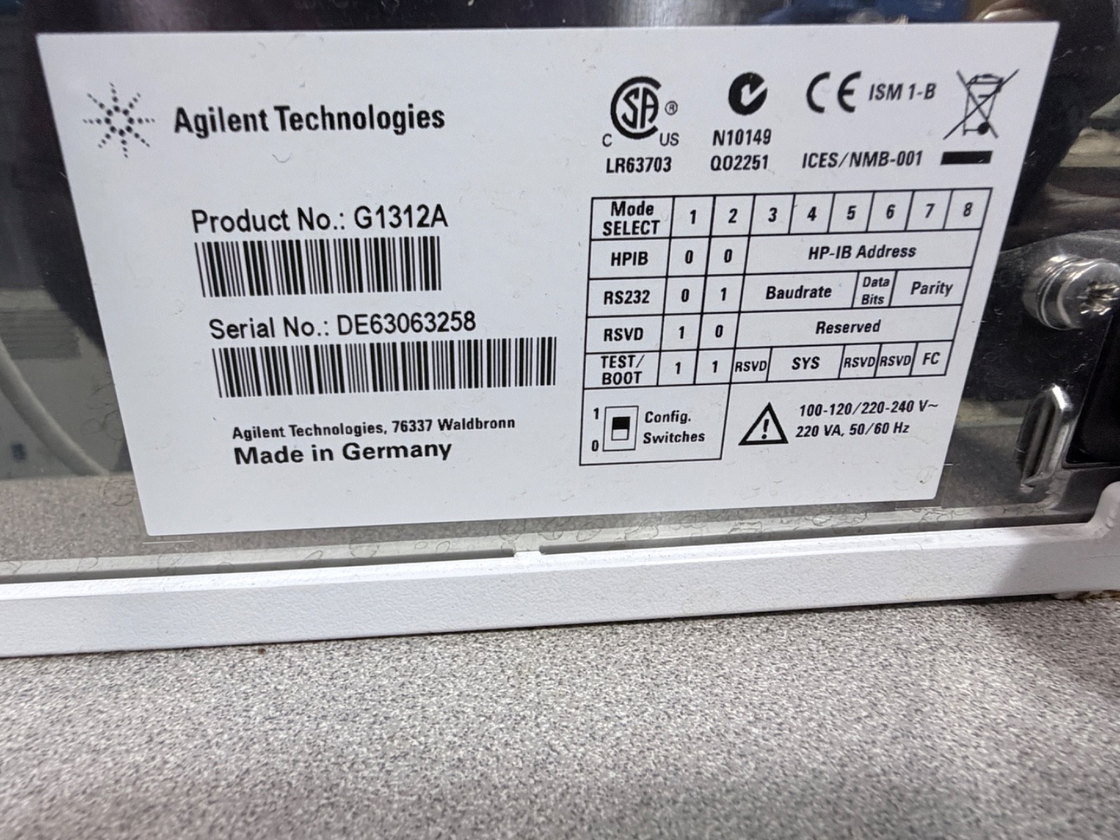 THERMO SCIENTIFIC TRANSCEND II 2306TX AGILENT G1311A G1312A G1322A PAL HTS-XT