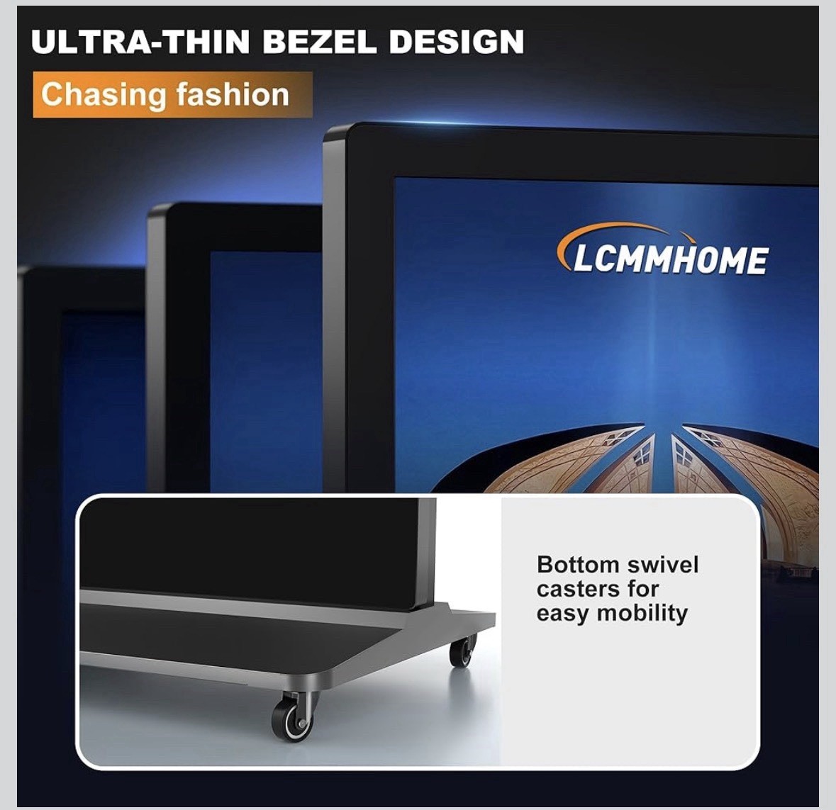 43 in Digital Signage Floor Standing 4K Digital Signage Kiosk Touch Screen