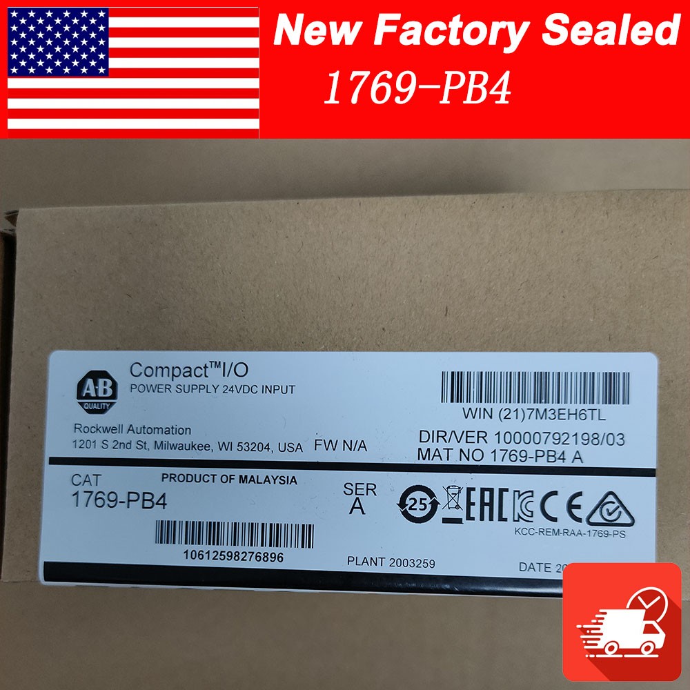 New Sealed 1769-PB4 AB SerA CompactLogix Power Supply 2023 1769PB4 TX