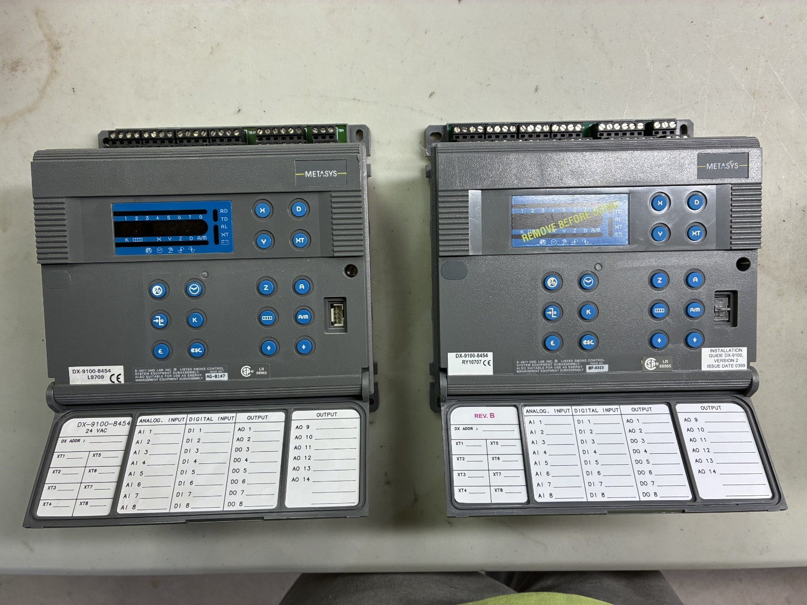 Johnson Controls Set of 2 Dx-9100-8454 Metasys Controllers