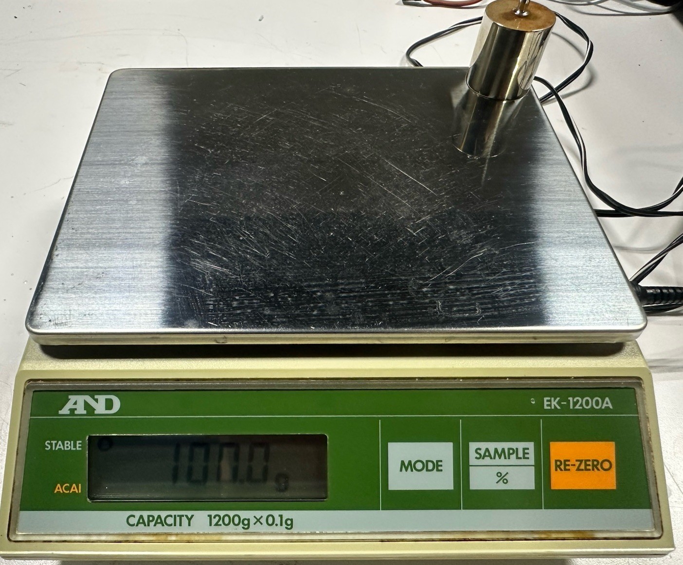 A&D AND EK-1200A Digital Precision Scale Balance 1200g x 0.1g Tested Working