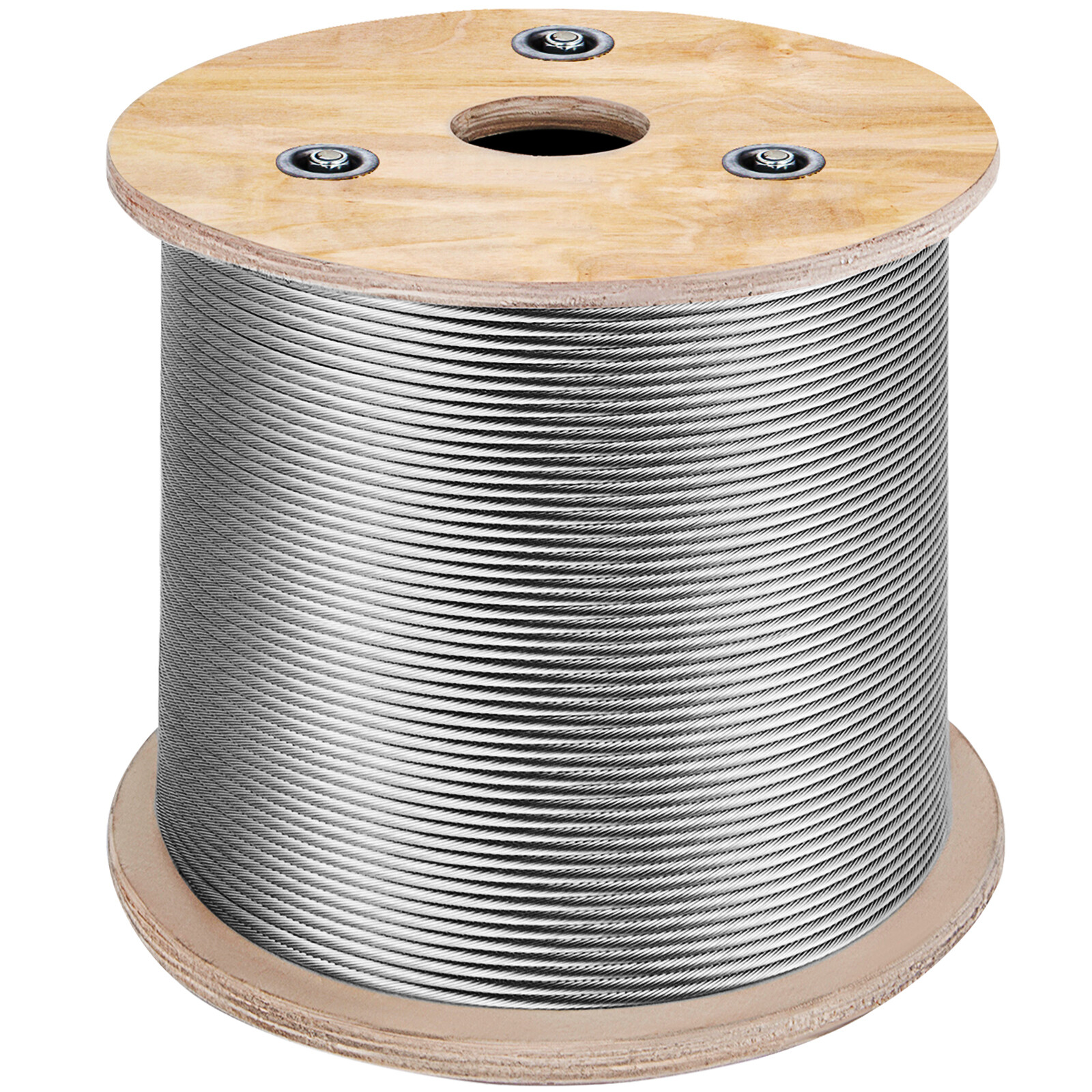 VEVOR T316 Stainless Steel Cable 1/8″ 7×7 Steel Wire Rope 500ft Cable Railing