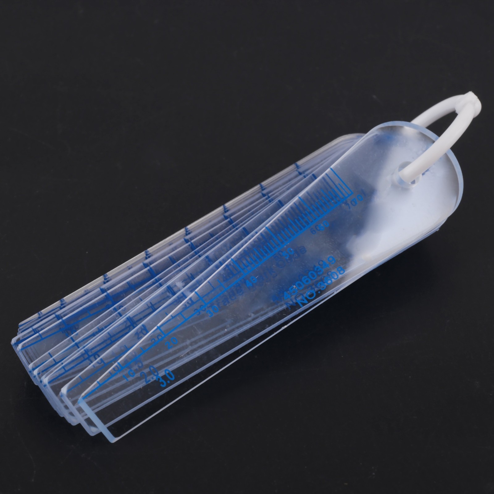 Plastic Feeler 0.05mm to 3mm Metric -Measuring Tool 21 Leaf T6Q88766