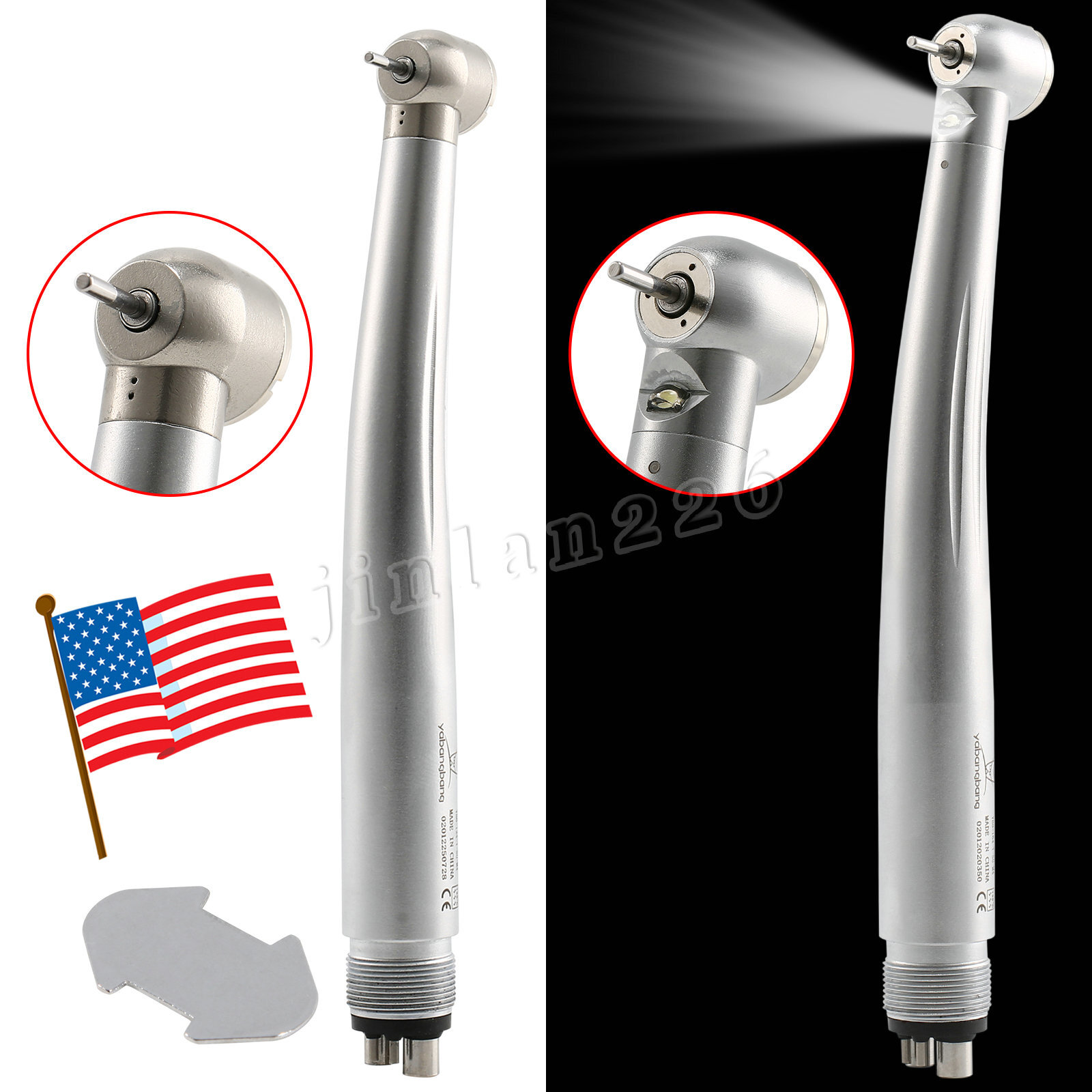 10* Yabangbang Dental (LED E-generator) High Speed Handpiece 2/4 holes For KaV