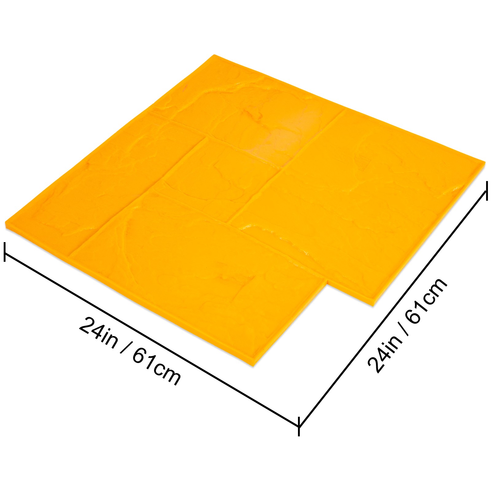 VEVOR Concrete Texturing Skin 24×24″ Concrete Stamps Mats Set Concrete Stamping