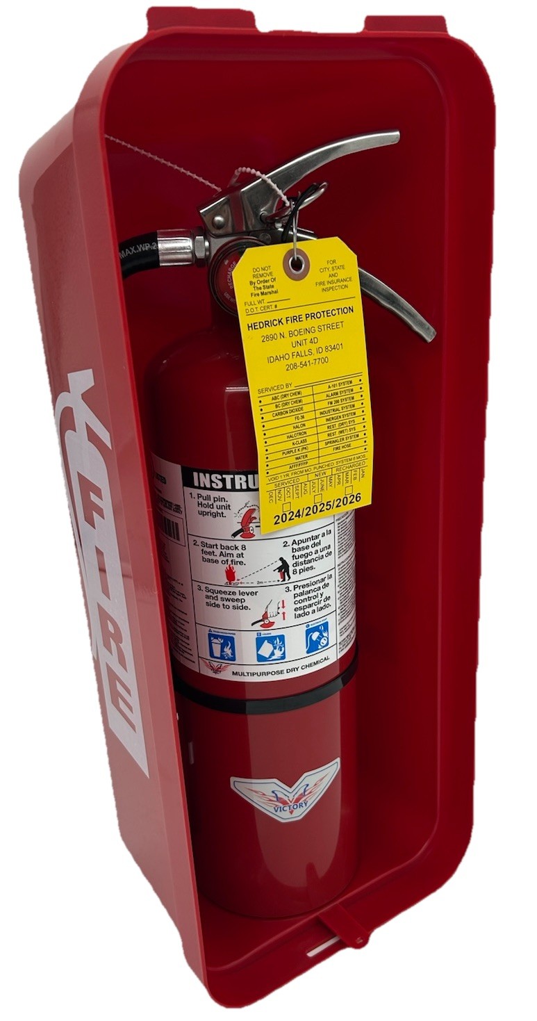Plastic Fire Extinguisher Cabinet for Indoor and Outdoor Use